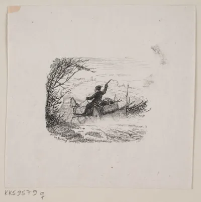 Illustration til "En Sommernat paa Krogskoven"