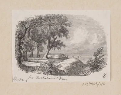 Illustration til "Et Billede fra Castelsvolden" i H.C. Andersen, "Eventyr og Historier", Bind 2