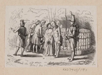 Illustration til "Et Blad fra Himlen" i H.C. Andersen, "Eventyr og Historier", Bind 2