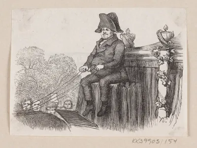 Illustration til "Et godt Humeur" i H.C. Andersen, "Eventyr og Historier", Bind 2