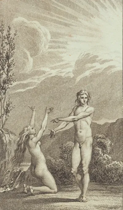 Illustration til Ewalds "Adam og Eva". II