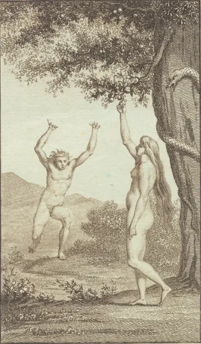 Illustration til Ewalds "Adam og Eva". III