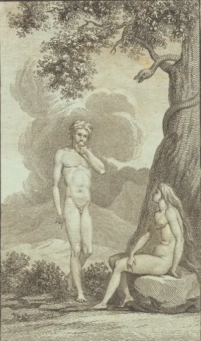 Illustration til Ewalds "Adam og Eva". IV
