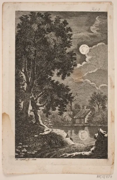 Illustration til "Fabler for det smukke Kiön"
