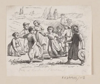 Illustration til "Fra et Vindue i Vartou" i H.C. Andersen, "Eventyr og Historier", Bind 2