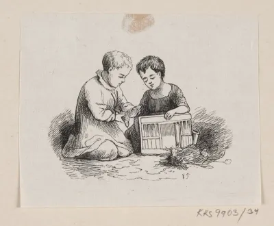 Illustration til "Gaaseurten" i H.C. Andersen, "Eventyr og Historier", Bind 1