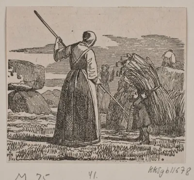 Illustration til "Gjordemoderen og Trolden"