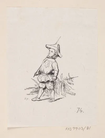 Illustration til "Grantræet" i H.C. Andersen, "Eventyr og Historier", Bind 1