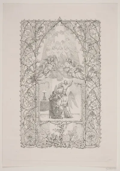 Illustration til H. C. Andersen "Det døende Barn"