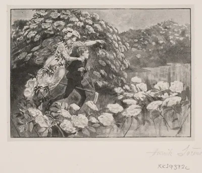 Illustration til H. C. Andersen: "Hyldemor"