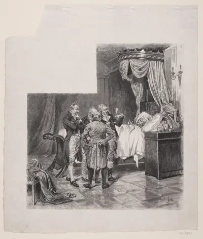 Illustration til H.C.Andersen, "Kejserens nye Klæder"