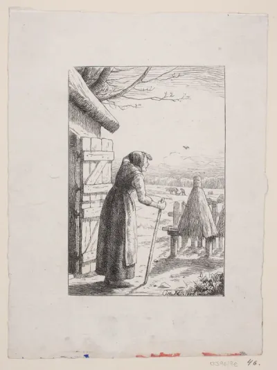 Illustration til H. Drachmann, "Marts"