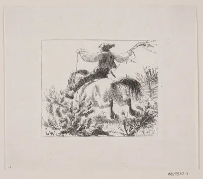 Illustration til "Herremandsbruden"