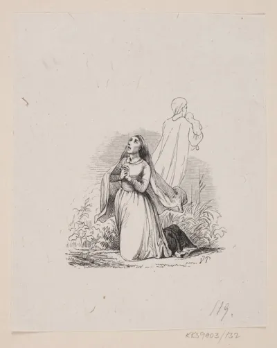 Illustration til "Historien om en Moder" i H.C. Andersen, "Eventyr og Historier", Bind 2