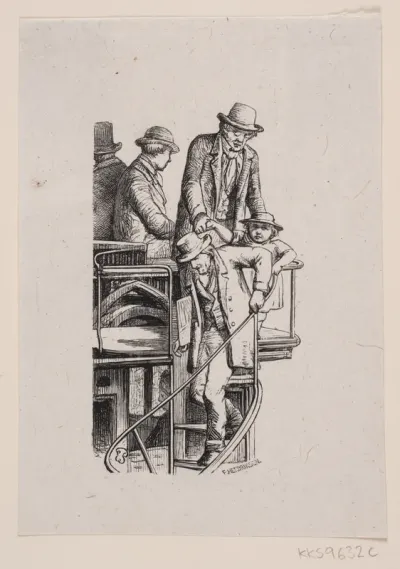Illustration til Hother Tolderlunds "kommissionæren"