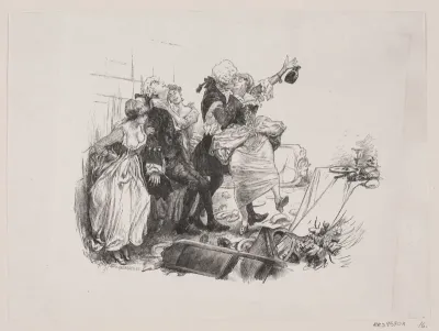 Illustration til "Huus-Spøgelse eller Abracadabra"