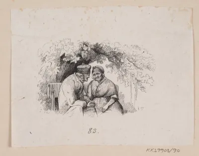 Illustration til "Hyldemoer" i H.C. Andersen, "Eventyr og Historier", Bind 2