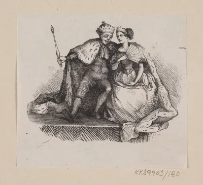 Illustration til "Klods-Hans" i H.C. Andersen, "Eventyr og Historier", Bind 2