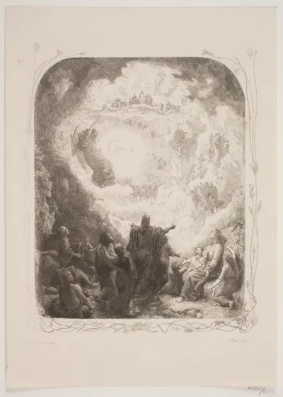 Illustration til "L'Oraison Dominicale"