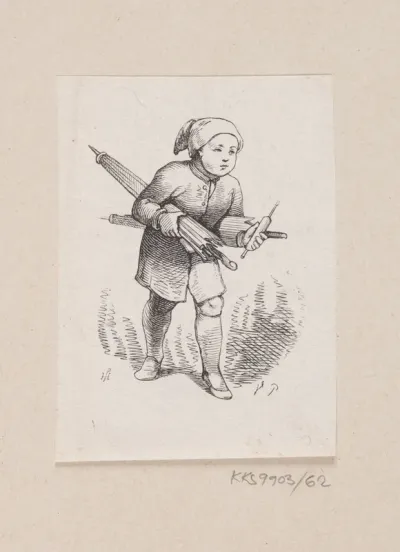 Illustration til "Ole Lukøie" i H.C. Andersen, "Eventyr og Historier", Bind 1
