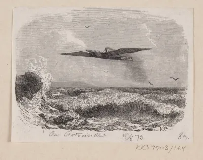 Illustration til "Om Aartusinder" i H.C. Andersen, "Eventyr og Historier", Bind 2