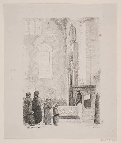 Illustration til Poul M. Møller, "Sct. Laurentius"