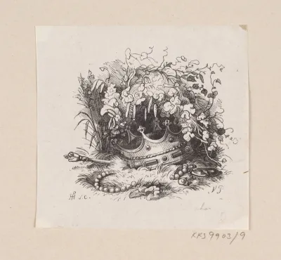 Illustration til "Prindsessen paa Ærten" i H.C. Andersen, "Eventyr og Historier", Bind 1