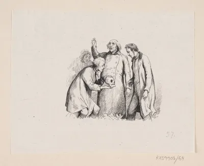 Illustration til "Rosen-Aften" i H.C. Andersen, "Eventyr og Historier", Bind 1