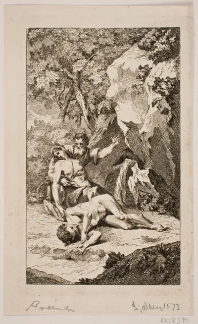 Illustration til Salomon Gessners "Abels død", 1764