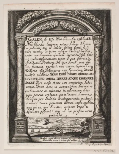 Illustration til Simon Paulli, "Quadripartitum Botanicum", 1667