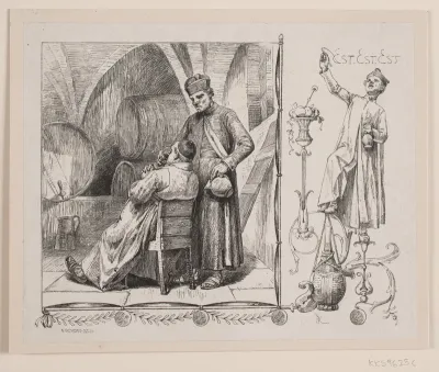 Illustration til Sophus Schandorph, "En Romersk Nat"