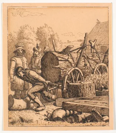 Illustration til St. St. Blicher, De tre Helligaftener