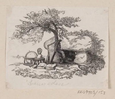 Illustration til "Svanereden" i H.C. Andersen, "Eventyr og Historier", Bind 2