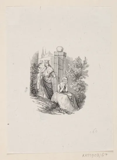 Illustration til "Svinedrengen" i H.C. Andersen, "Eventyr og Historier", Bind 1