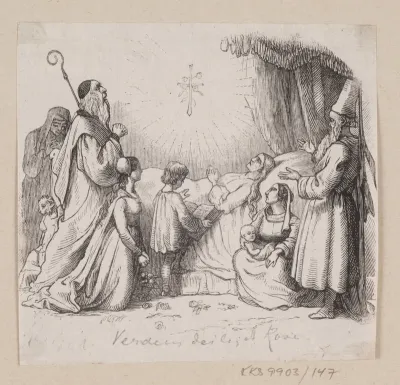 Illustration til "Verdens dejligste Rose" i H.C. Andersen, "Eventyr og Historier", Bind 2