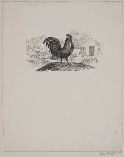 Illustration til W. Hey, "Halvthundrede Fabler for Børn"