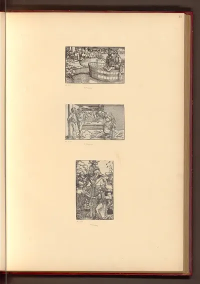 Illustrationen aus einer unbekannten Petrarca-Ausgabe