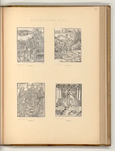 Illustrationen aus Georg Reisch: Margarita Philosophica