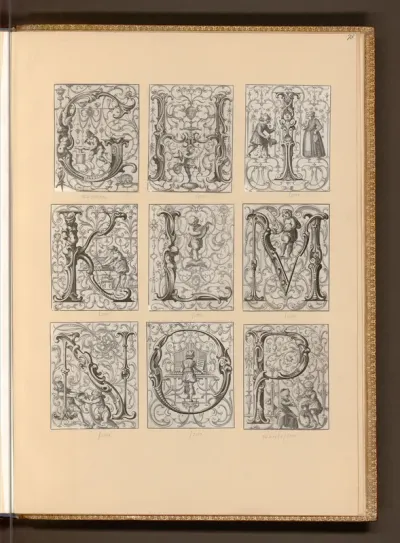 Illustrationen zu Newes A B C Buechlein