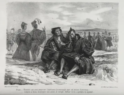 Illustrations for Faust:  Faust and Wagner