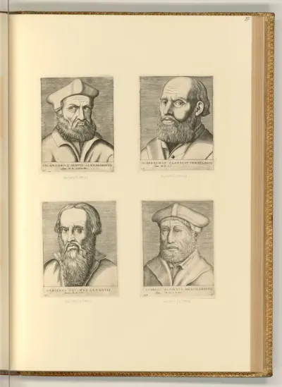 Illustrium iureconsultorum imagines, Bildnisse von Gelehrten