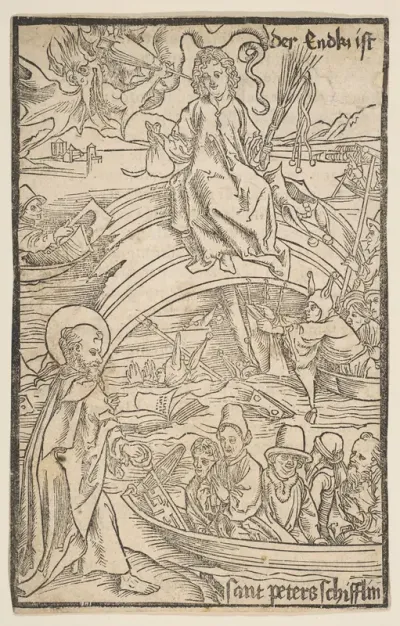 Ilustration from Sebastian Brandt, Das Narrenschriff