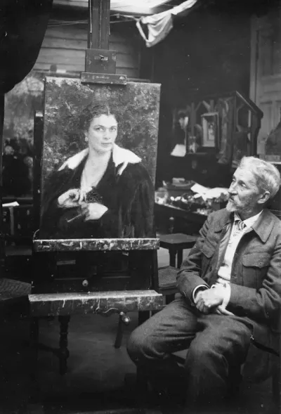 Ilya Repin and a portrait of Alexandra Shuvaloff