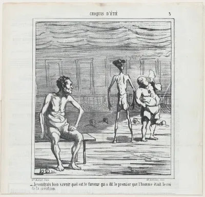 I'm just wondering who might have been the joker who insisted that man was at the pinnacle of creation, from "Summer sketches"