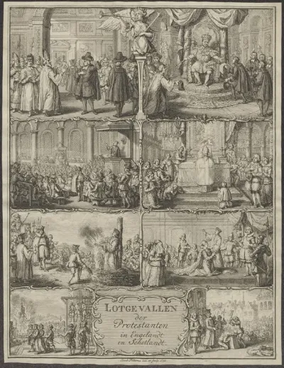 Images of the persecution of Protestants in England and Scotland