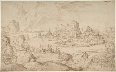 Imaginary Coastal Landscape with Ruins
