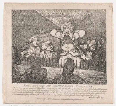 Imitations at Drury-Lane Theatre (Picturesque Beauties of Boswell, Part the Second)