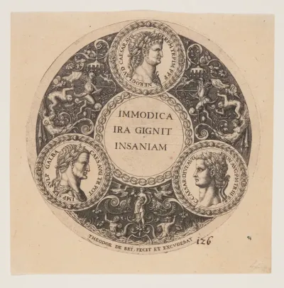 Immodica Ira Gignit Insaniam, Design for Interiors of Tazze