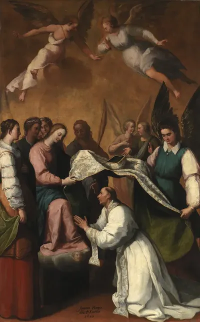 Imposición de la casulla a San Ildefonso