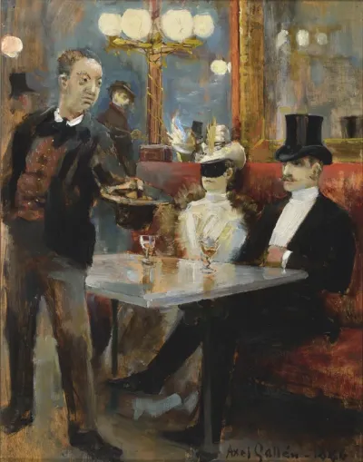 In a Café in Paris